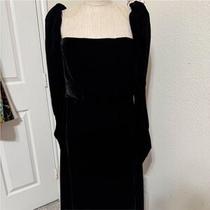 ANTONIO MELANI Black Long Sleeve Dress